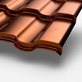 Металлочерепица Монтекристо 0.5 Agneta Copper — купить в Тюмени