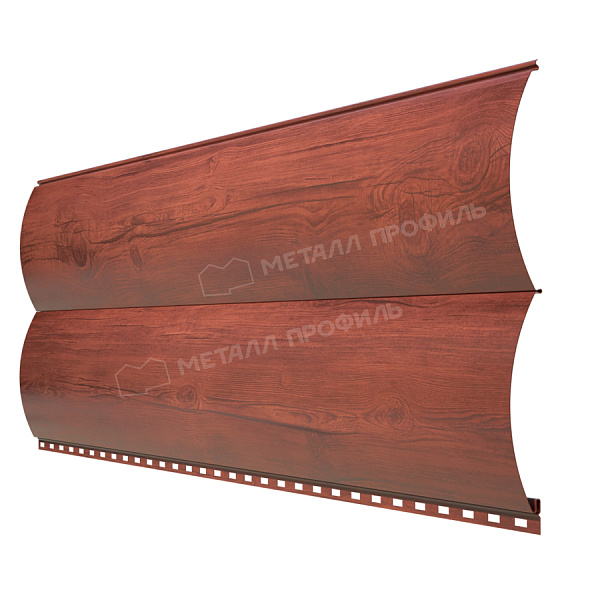 Металлосайдинг Блок Хаус Ecosteel 0.45 Античный дуб — купить в Тюмени