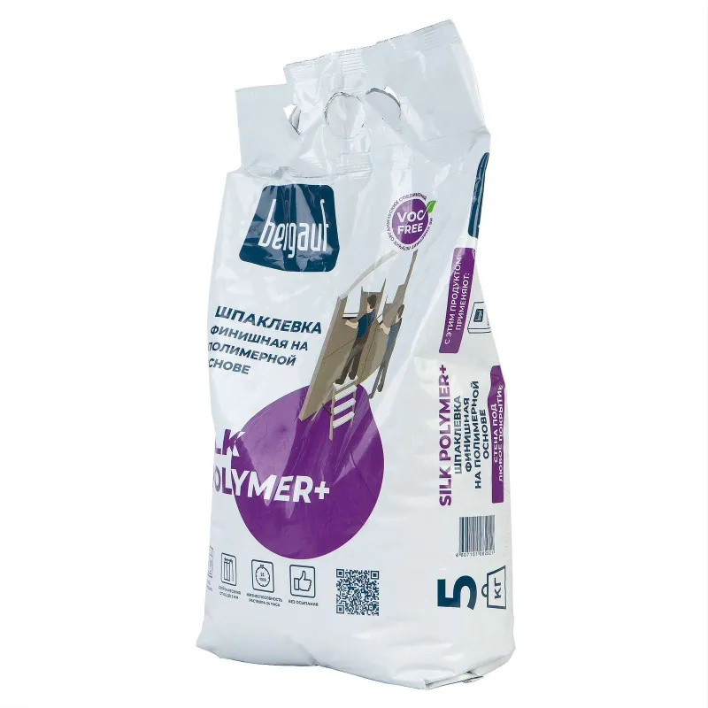 Шпаклевка Bergauf Silk Polymer+, полимерная финишная  5 кг — купить в Тюмени