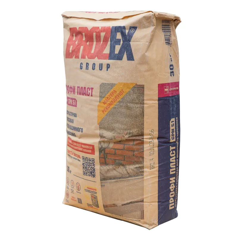 Штукатурка Brozex GPM 51 Профи гипсовая 30 кг — купить в Тюмени